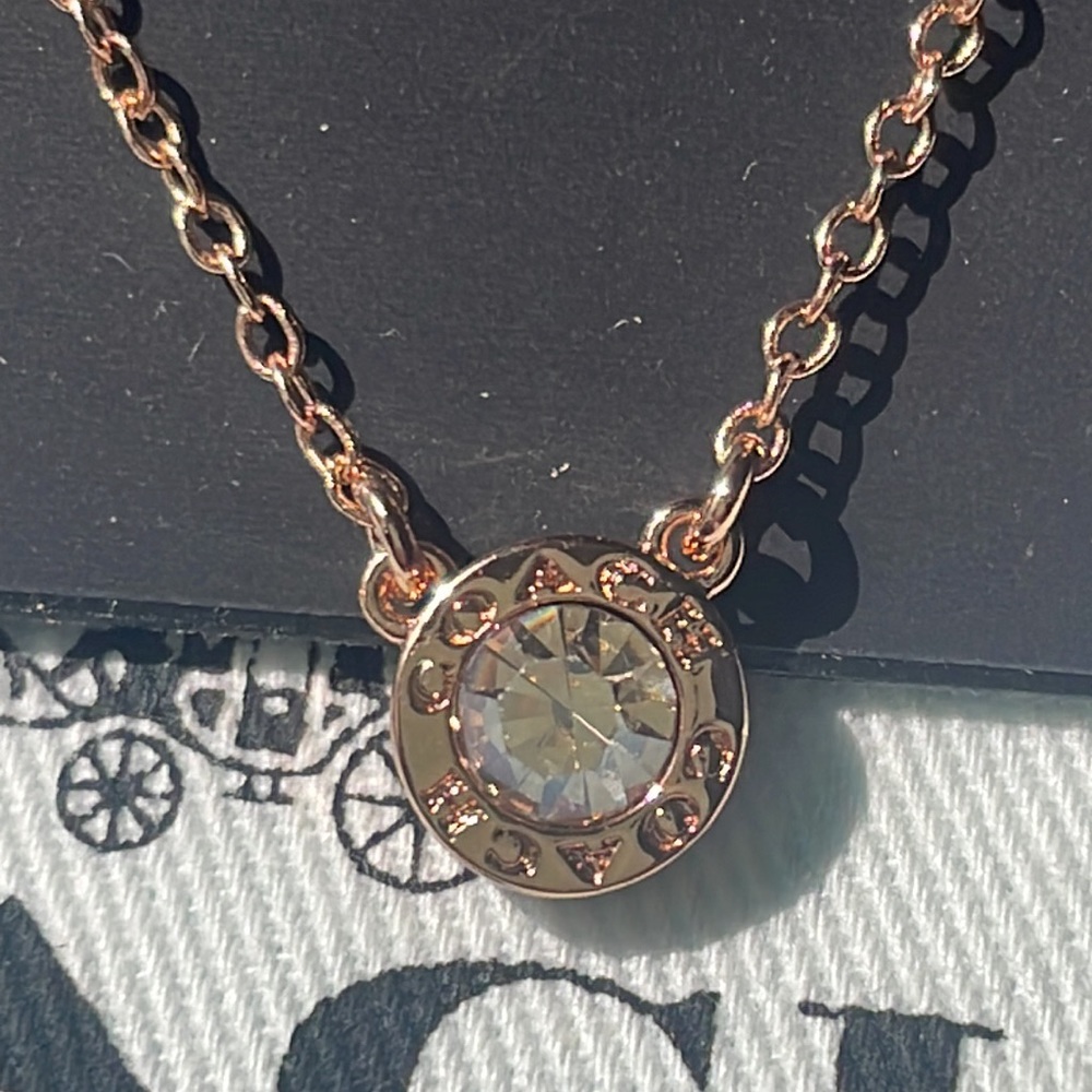 Coach New York Necklace & Earrings Set - Picture 2 of 6